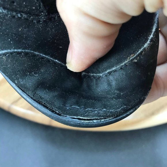 Nike Jordan 1 Flight 5 Premium TD Triple Black Sneakers Flex Lace Little Kids 7C - Picture 3 of 7